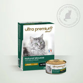 Ultra Premium Direct Boîtes de Mousse Aliment Humide Chat Stérilisé Sans Céréales – Natural mousse poulet 85 G